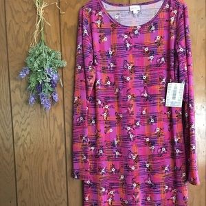 XL LulaRoe Debbie (Long Sleeved Pencil Dress)